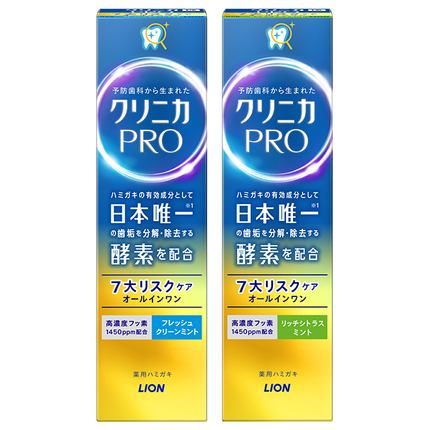 Lion Clinica PRO All-in-One 7 Major Risk Care Enzyme Toothpaste 95g(3.35oz)