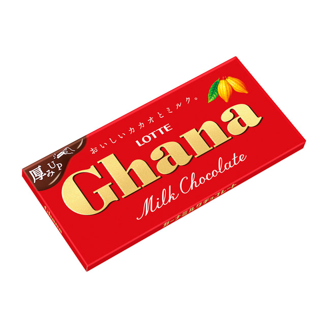 Lotte Ghana Chocolate 50g[!!!Old Stock!!! BBD May or June!!!][Not Import in Summer Season]