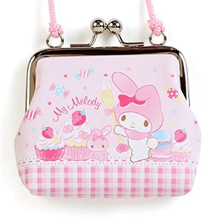 Sanrio My Melody Flat Coin Purse With Rope