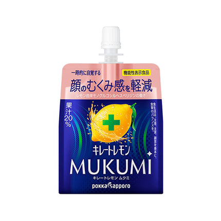 [!!!Old Stock BBD Aug!!!]Pokka Sapporo Kireto Lemon MUKUMI Jelly 165g(5.82oz)