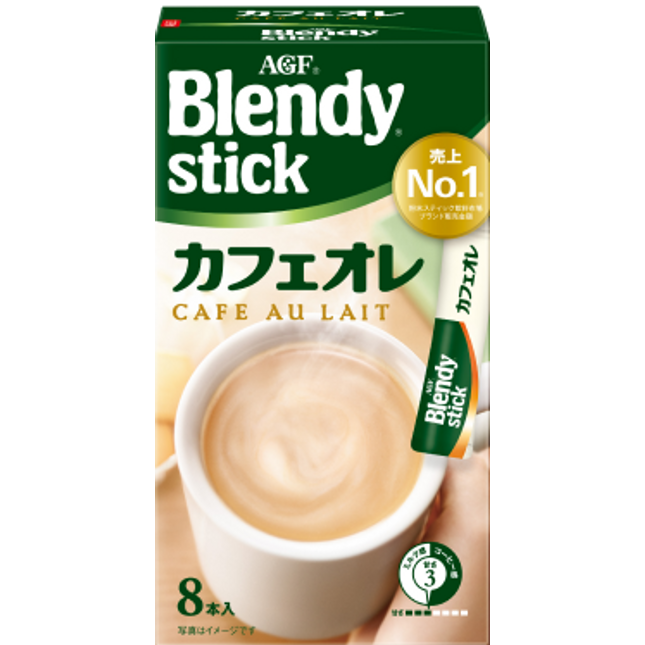 AGF Blendy Stick Cafe Au Lait Instant Coffee Powder