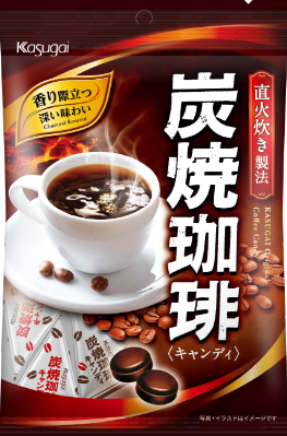 Kasugai Charcoal Roasted Coffee Candy 100g(3.5oz)