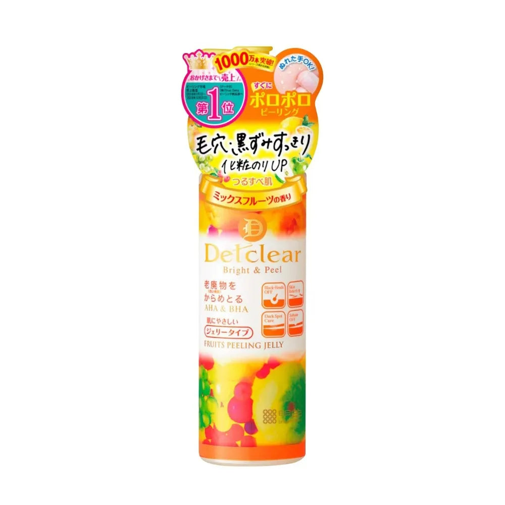 DetClear Bright & Peel Fruits Peeling Jelly Gel 180ml – Omi Japan DetClear Bright & Peel Fruits Peeling Jelly Gel 180ml – Omi Japan