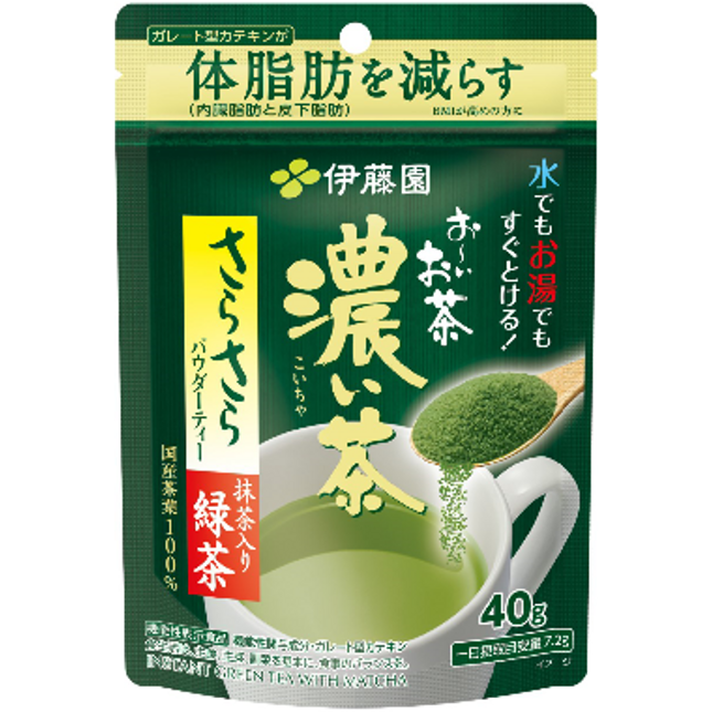 Itoen Oi Cha Instant Green Tea with Matcha Powder 40g 1.41oz