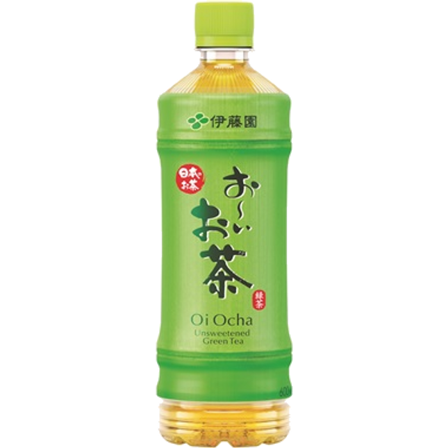 Itoen OiCha Unsweetened Green Tea 600ml