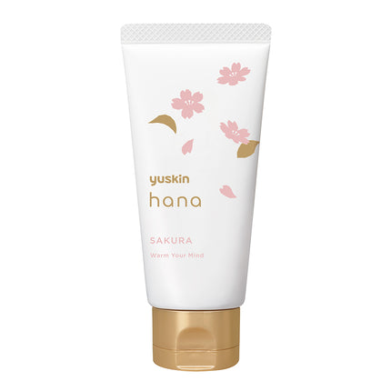 Yuskin hana Hand Cream Sakura & Kinmokusei 50g Tube