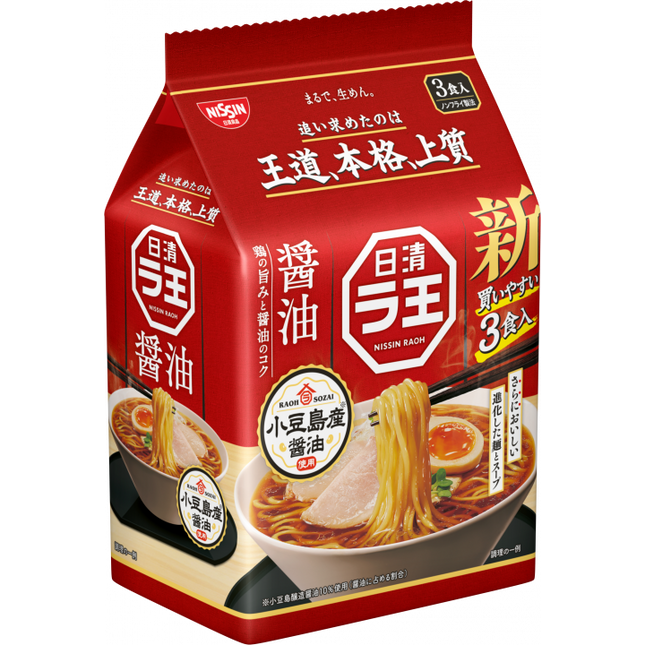 Nissin RAOH Ramen King Instant Noodle 3 Packs