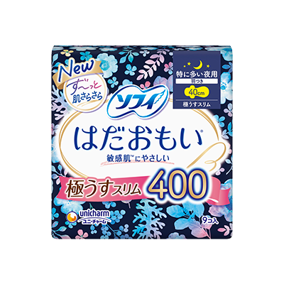 Unicharm Sofy Hadomoi Sanitary Napkins Overnight with Wings