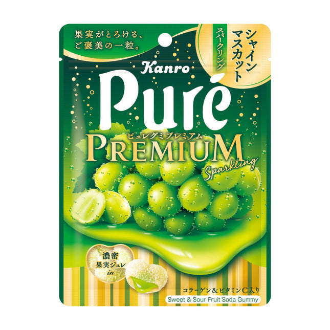 Kanro Pure Premium Sweet & Sour Fruit Gummy Candy