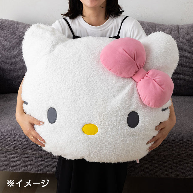 SANRIO Hello Kitty Face Shaped Oversized Throw Pillow