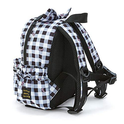 SANRIO HelloKitty Mini Child Rucksack SS - Black Plaid Backpack
