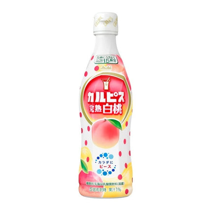 朝日饮料 可尔必思 乳酸菌饮料 水蜜桃味 15.9fl oz(470ml)